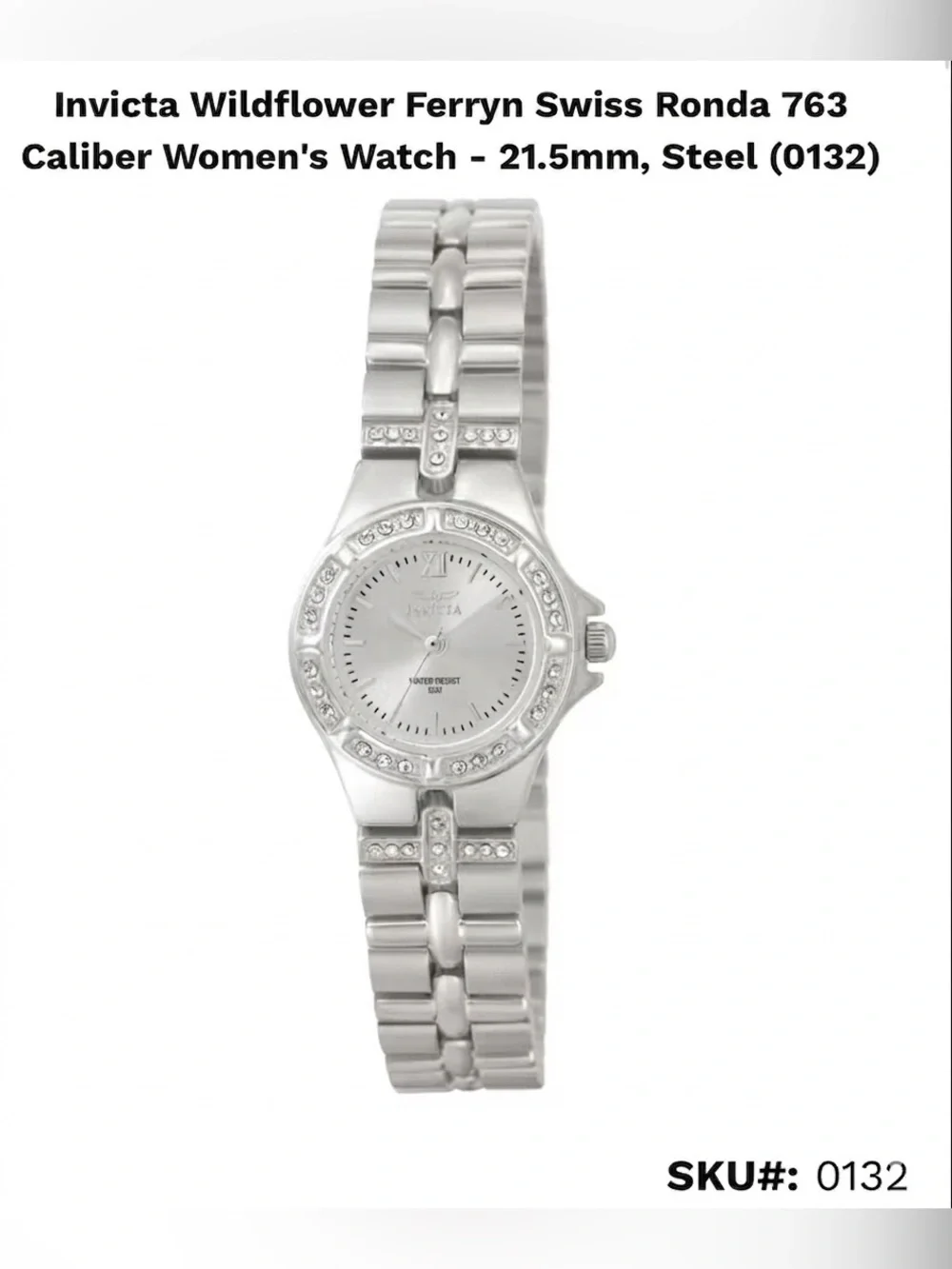 Invicta Wildflower Ferryn Swiss Ronda 763 Caliber Women's Watch - 21.5mm (0132)